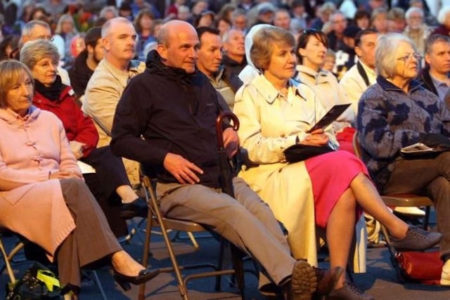 Crowds gathered for 'Opera in the Park' in 2008.