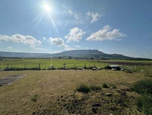 The applicant says a 17-home development at a Bellarena AONB will respect its “attributes and character” (pic; Planning application)