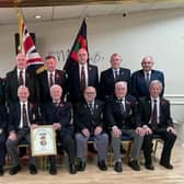Members of Portadown Royal Irish Fusiliers Old Comrades Association.