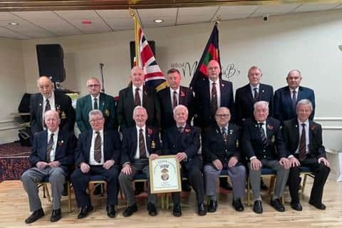 Members of Portadown Royal Irish Fusiliers Old Comrades Association.