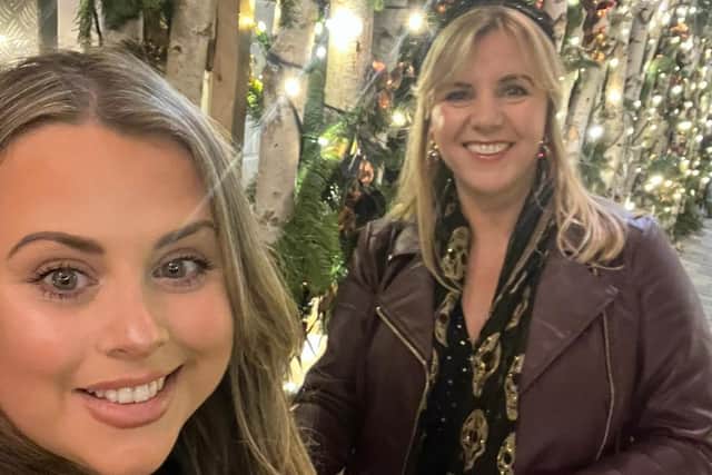 Keeley Murdock with her mum Lesley.
