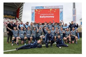 What a season for Ballymoney Rugby Club - winners of  the Crawford Cup, McCrea Cup, Butler Shield and U16 Boys Bowl. CREDIT BRC