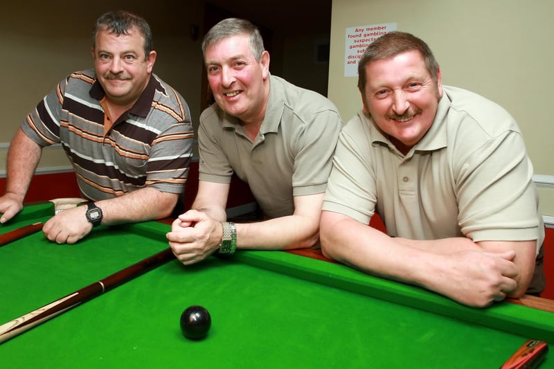 Coleraine Royal British Legion Snooker Team pictured at a competiton held at the RBL, Ballymoney, back in 2009. Included are Don Leighton, Kenny Hutchinson and W.Purcell