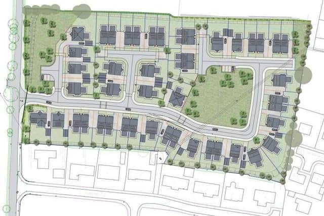 The layout of the housing development will include three areas of public open space, totalling 15 per cent of the site area. Credit: ABC Planning portal
