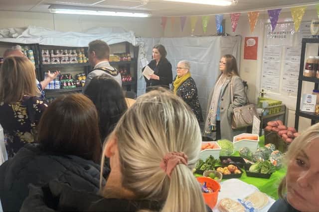 Resurgam Healthy Living Centre officially opened its Community Fridge