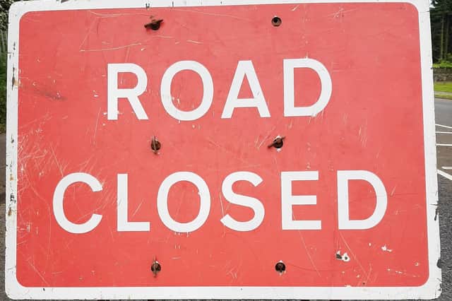 A section of the Whitewell Road is closed following a two-vehicle collision. (Pic: PSNI).