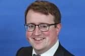 Councillor Nicholas Trimble has expressed concern about the condition of buildings in the Bridge Street area of Lisburn. Pic credit: LCCC