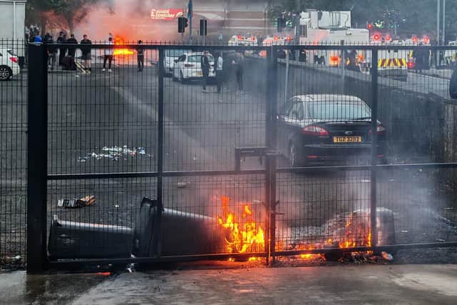 The violence has been condemned by the Chief Constable. Photo: Pacemaker