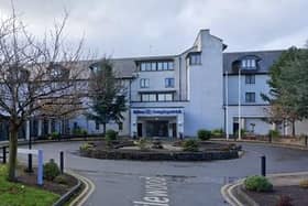 The court heard police were called to the Hilton Hotel at Templepatrick. Photo by: Google