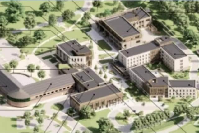 Image of the proposed development at the Greenmount campus. Pic: Antrim and Newtownabbey Borough Council planning portal