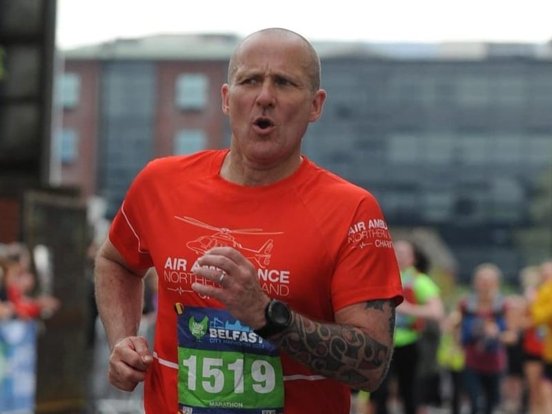 Peter McBride raised £890 for the Air Ambulance Northern Ireland.