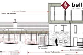 Deerstalker Bar plans. Credit: Bell Architects