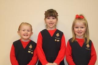 Pictured are the Tiny Tot prize winners at Stewartstown GB display.