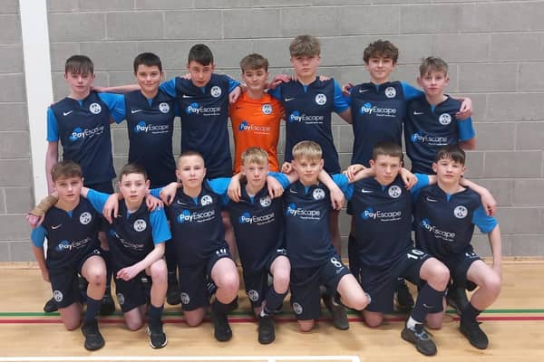 Ballymoney-based PayEscape is doing its bit to support Ballymoney United Youth Academy, sponsoring the team £1000 on its international adventure. This has gone towards the first team kit that the players will be wearing in Spain during the two-day tournament. CREDIT PAYESCAPE