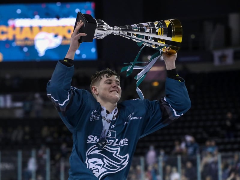 Ice hockey player Kell Beattie explains how got involved in the sport and how he hopes to break into the Belfast Giants side. He explained: "I don’t come from an ice hockey background like a lot of the guys I’ve played with, so getting started was a bit of a weird one. My dad played football in Northern Ireland and then went across for trials with a few teams in England, and ended up signing a three-year deal in Australia, so I initially came from a footballing background. Although I started playing football, my love for ice hockey started with a family day out. We went ice skating at Dundonald Ice Bowl, and when we were getting ready to leave, we saw the kids coming in with their hockey kit, so we stood at the plexiglass and watched them train. I told my mum that I wanted to try that, and she agreed. I got signed-up at the reception and was told I could come and learn to play over the summer, so I went along and learnt all the basics. After learning how to play, I got called up to the Junior Giants U10s, and I’ve just worked my way up. I’ve come through the Junior Giants setup during my whole junior career. After Covid hit, I got a message from Solway Sharks asking me if I wanted to come over and play. I spoke to Adam [Keefe] and Rob Stewart over the summer and they managed to sort out a two-way deal, so I was able to train with the Giants throughout the week – getting experience at an Elite League level – and then travel to Scotland to get a bit of game time at the weekends. I feel like I’ve improved a lot this season – my skating ability, being composed on the puck, not taking everything too fast.I thought I played some of my best hockey in recent years with Team GB in the men’s U20 World Championship. My coaches said I played well, which makes me proud to hear it from people at such a high-level. I aspire to play for the Belfast Giants, regardless of whether it’s now or in a few years’ time. It may take time, but I’m happy to wait for it.”
