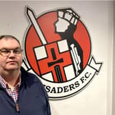 Crusaders Football Club treasurer Tommy Whiteside.