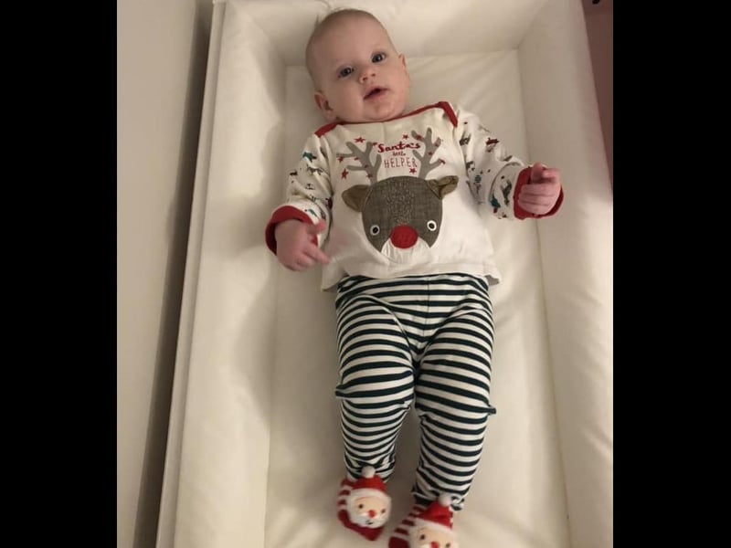 Rosemary’s first Christmas - and according to family she's a Carrick girl born and bred!