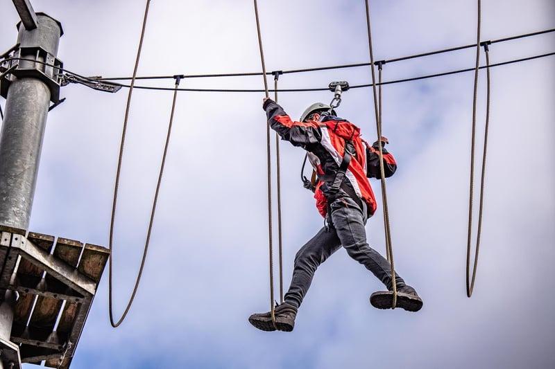 Suitable for ages 10 and up, this activity starts visitors on the low ropes course before progressing to heights of 50 feet. The centre also has a fan descender free-fall, a 90 metre zip line, the Black Bull Run (Ireland’s first Alpine coaster) and 30-foot multi-level climbing wall.  Visit https://www.colinglen.org/ for further details.