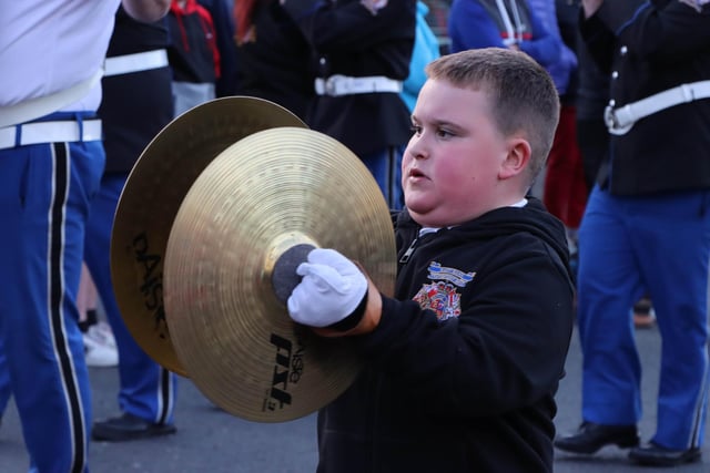 Pictured during the Moneydig Band 50th aniversary celebrations in Garvagh on Saturday evening