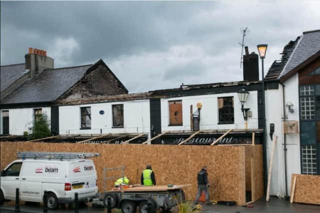 The premises were damaged by fire in 2013. Photo: Iconic Media