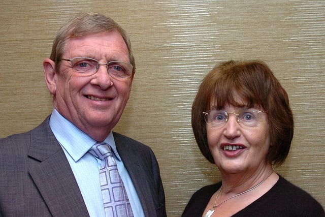 Joe and Frances Lawson at the Ulster Farmers Union dinner in 2010.