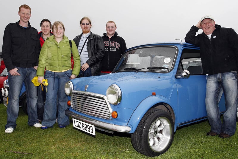 This group was pictured at the Mini Festival in Portrush in 2009.