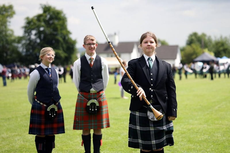 The Mid and East Antrim area has a healthy tradition with pipe bands.