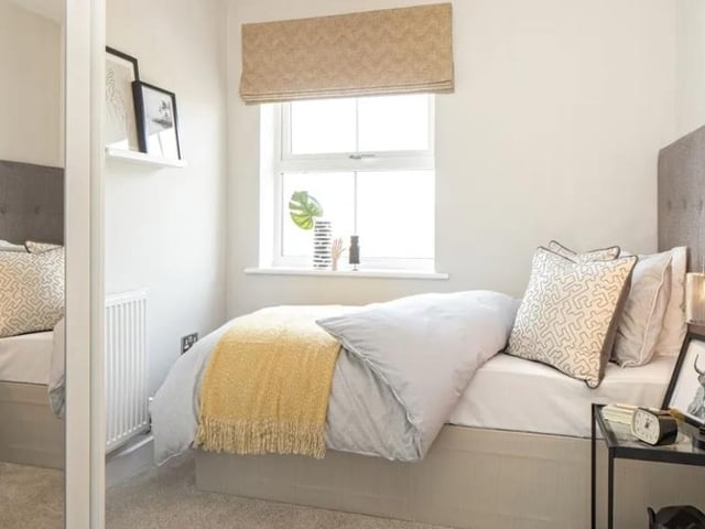 This three bed new build home in Havant Road, Havant, has gone on sale for £437,000. It is listed on Zoopla by David Wilson Homes - Harbour Place.