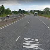 A carriageway resurfacing scheme on the M12  will commence on Monday, May 22.  Picture: Google