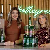 Pictured is Courtney Cameron, SHS Drinks and Alice Quinn, Down Royal