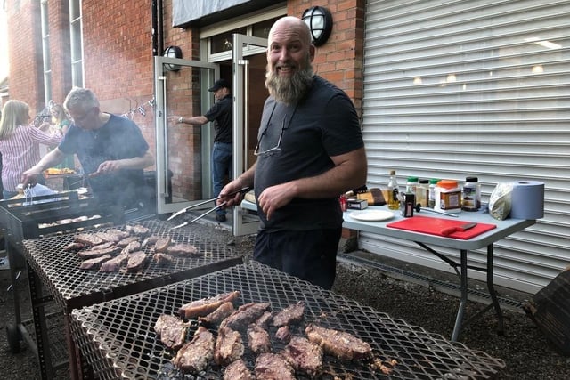 A barbecue was held for the congregation of Lisburn Cathedral to mark the 400th anniversary of the church