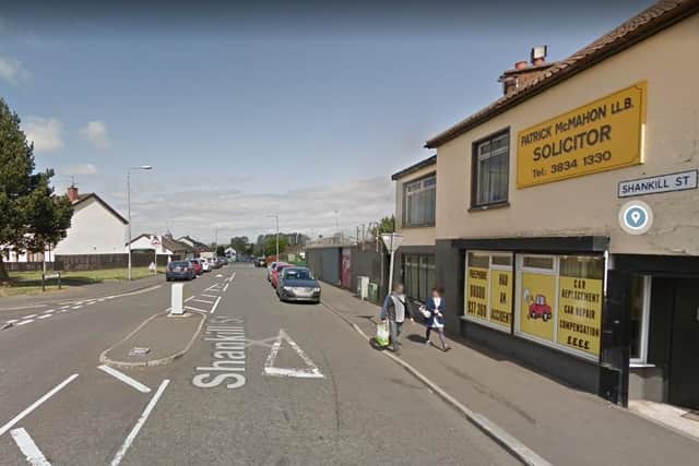 Shankill Street in Lurgan, Co Armagh. The PSNI is appealing for witnesses after a man was seriously assaulted. Photo courtesy of Google.