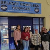 Tracey McNickle and some of the Connect with the Homeless volunteers. Photo submitted on behalf of Clanmil Housing