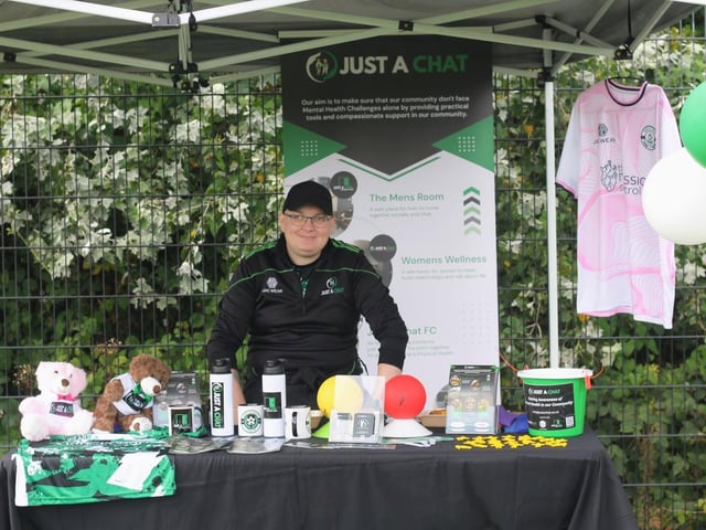 Local group Just A Chat attended the Lurgan Against Racism 5-a-side tournament and fun day held at Knockramer Park.