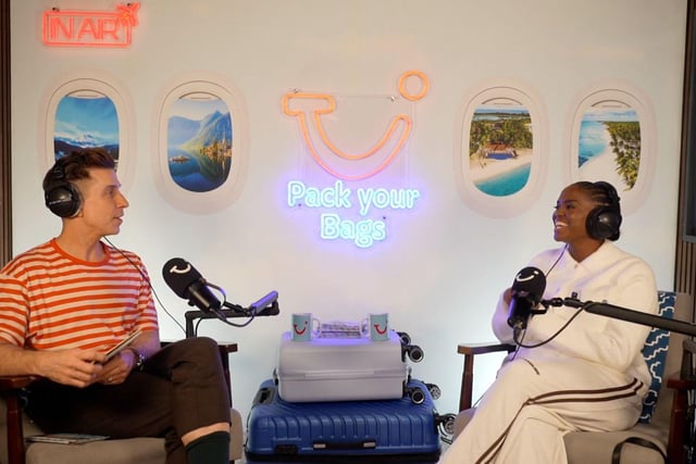 Russell Kane interviews Oti Mabuse for the 2nd Season of Pack Your Bags from TUI