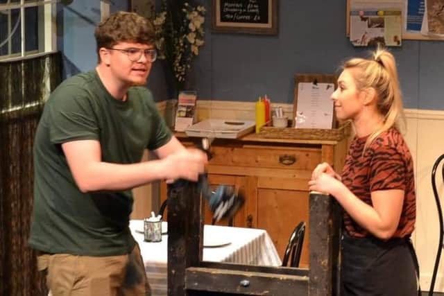 A scene from Big Big Sky by Bridge Drama, the final play in this year's Portadown Drama Festival.