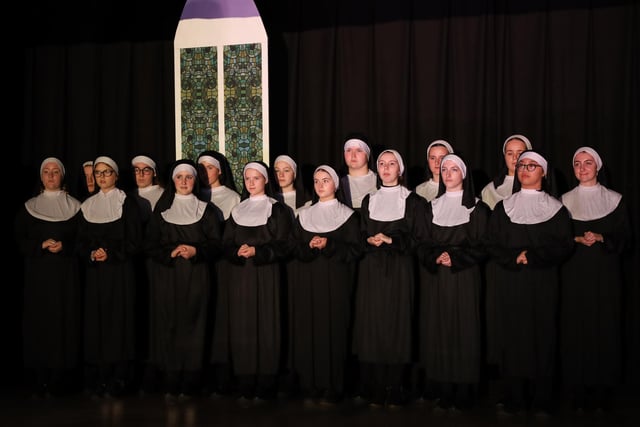 The good sisters in full voice in Cookstown High School's version of the classic musical.
