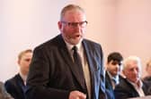 Doug Beattie, leader of the Ulster Unionist Party (UUP) speaks during his party's manifesto launch at the Stormont Hotel in Belfast. Picture date: Wednesday June 26, 2024.