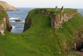 The trailer opens with breathtaking shots of Dunseverick Castle in Co Antrim with Hiccup perched on the hills, gazing out into the distance.  These ancient ruins, having been attacked by the Vikings around 871 AD, create a dramatic atmosphere making it an ideal location to bring the story's legendary Isle of Berk to life.