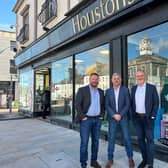 Philip and Stephen McCammon of Menarys, pictured with John Houston (centre). Picture: Menarys