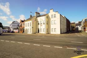 The first floor apartment is located in Carrickfergus town centre.