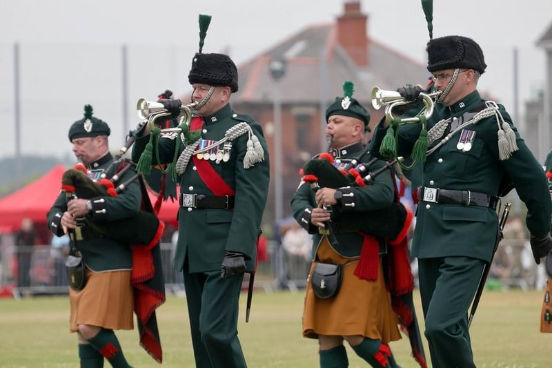 Marking Armed Forces Day in Larne on Saturday. Credit: MCAULEY_MULTIMEDIA