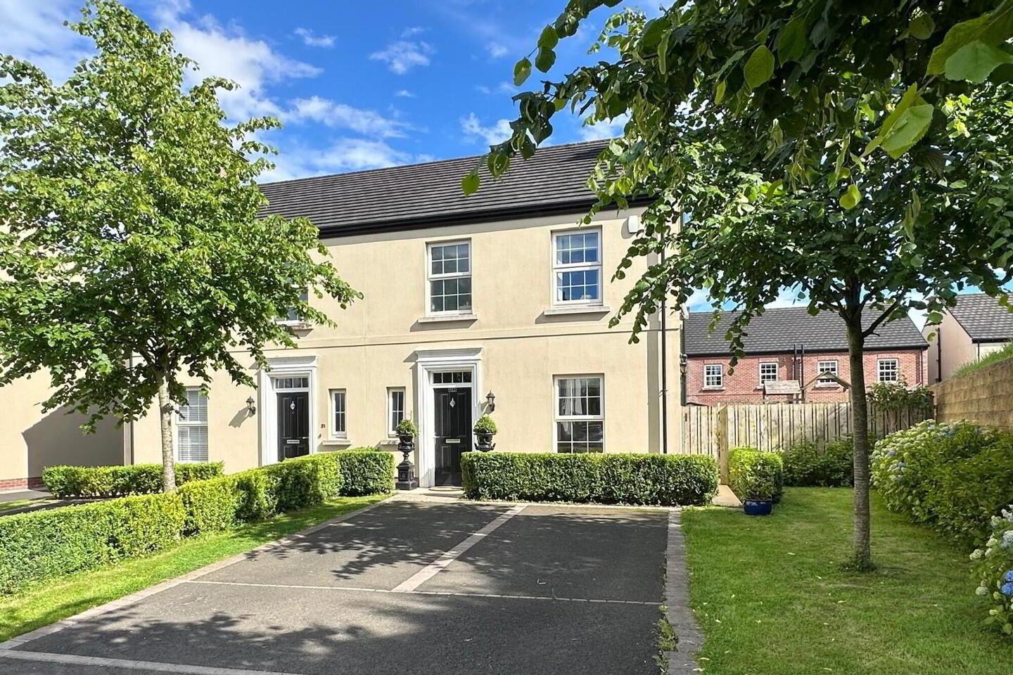 The light filled three bedroom semi-detached home.