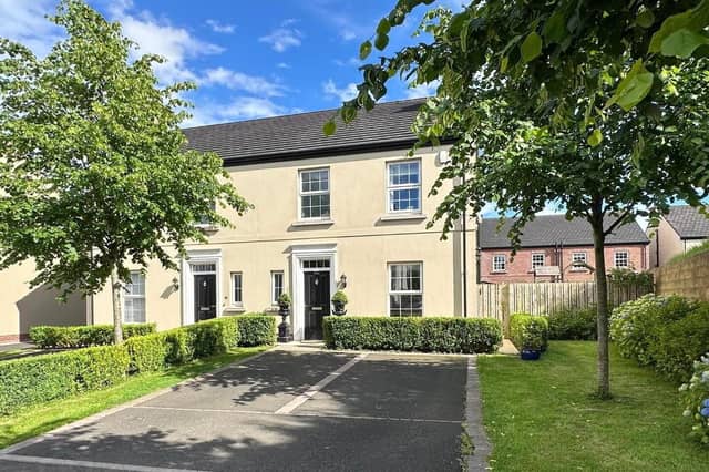 The light filled three bedroom semi-detached home.