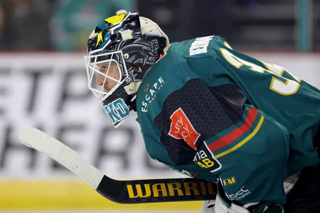 Belfast Giants' Tyler Beskorowany. Photo by William Cherry/Presseye