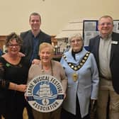 Guests including the Mayor of Mid and East Antrim, Alderman Beth Adger at the Larne Music Festival centenary celebration.