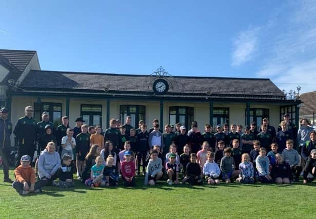 North Down Cricket Club says it reflects "the best of our community and our Ulster-British heritage". Photo: NDCC