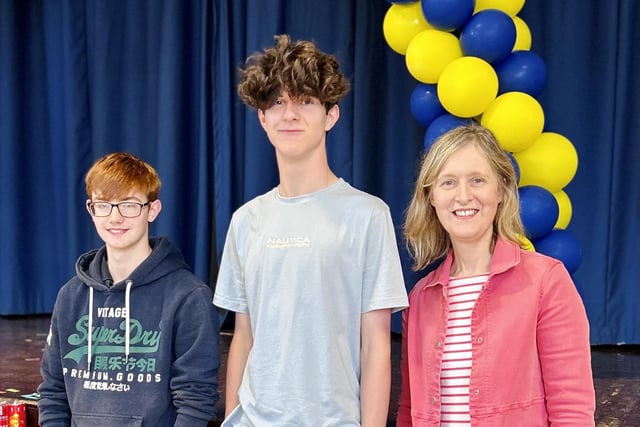 Several pupils achieved top grades in their nine subjects.