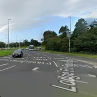 £400,000 footway improvement scheme from Lodge Road roundabout to Mountsandel Bridge under way