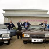 Representatives of Lindsay Ford, The Ford Enthusiasts Club, Coleraine Borough Council and the Capri Owners Club,were at the Dunluce Centre in Portrush in 2009 to launch the 5th annual Causeway Coast Ford Fair.